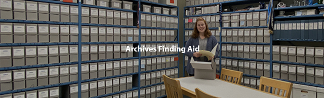 Archives Finding Aid