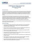 5. STEM Education Equity Analysis Tool Summary of Findings by Adrienne Coleman, Traci Ellis, and Hannah Anderson