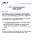 6. STEM Equity Program Evaluation Rubric Center for Teaching and Learning (CTL) Summary of Findings by Adrienne Coleman, Traci Ellis, and Hannah Anderson