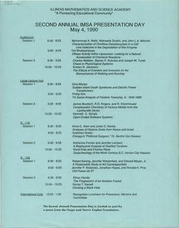 1990 Second Annual IMSA Presentation Day