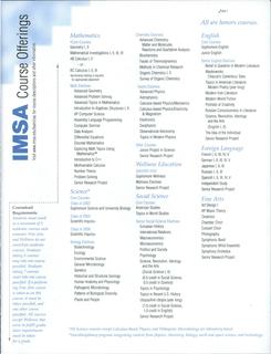 IMSA 2001 Profile