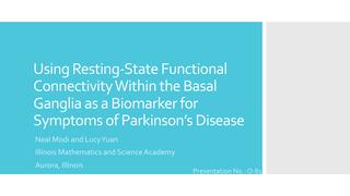 Using Resting-State Functional Connectivity of the Basal Ganglia as a Biomarker for Symptoms of Parkinson's Disease
