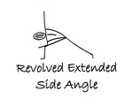 Standing: "Reverse Extended Side Angle" by Mary Myers