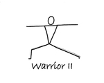 Standing: "Warrior 2" by Mary Myers