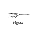 Sitting: "Pigeon" by Mary Myers